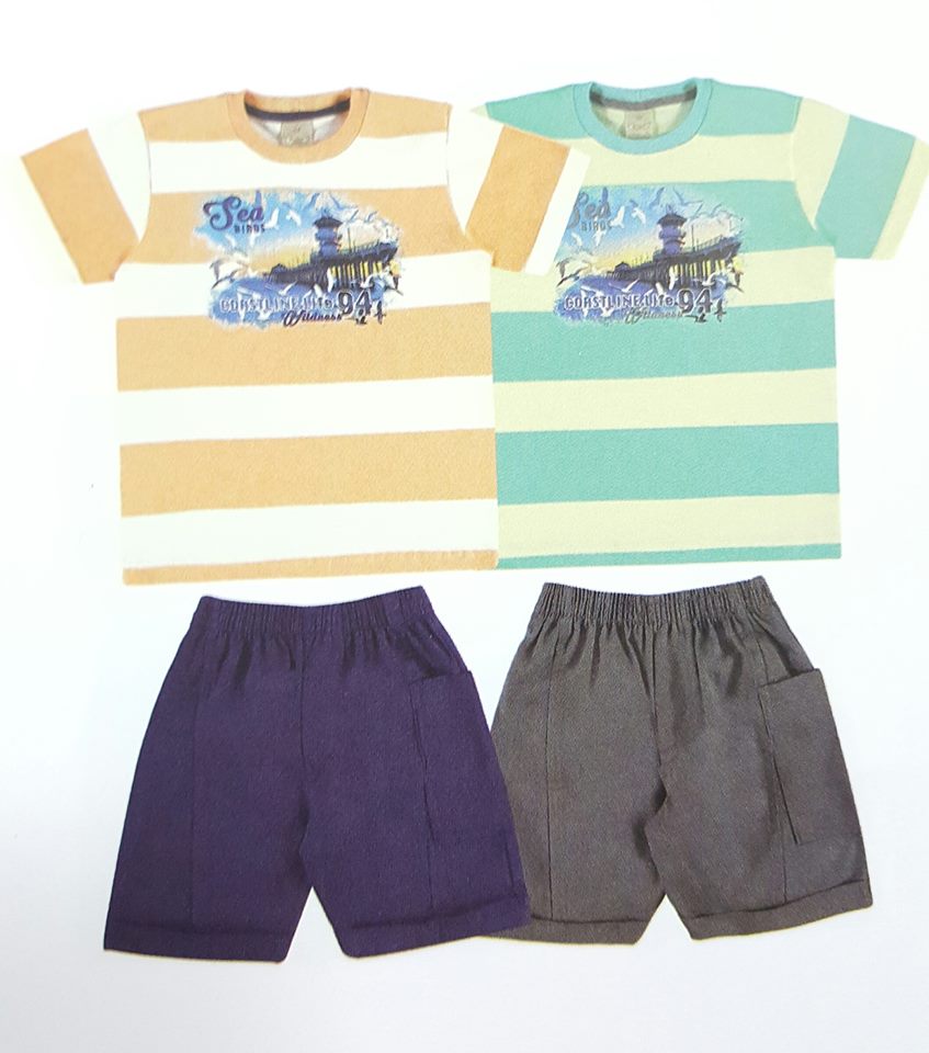 conjunto camiseta e bermuda - 1699 conjunto camiseta e bermuda - 1699